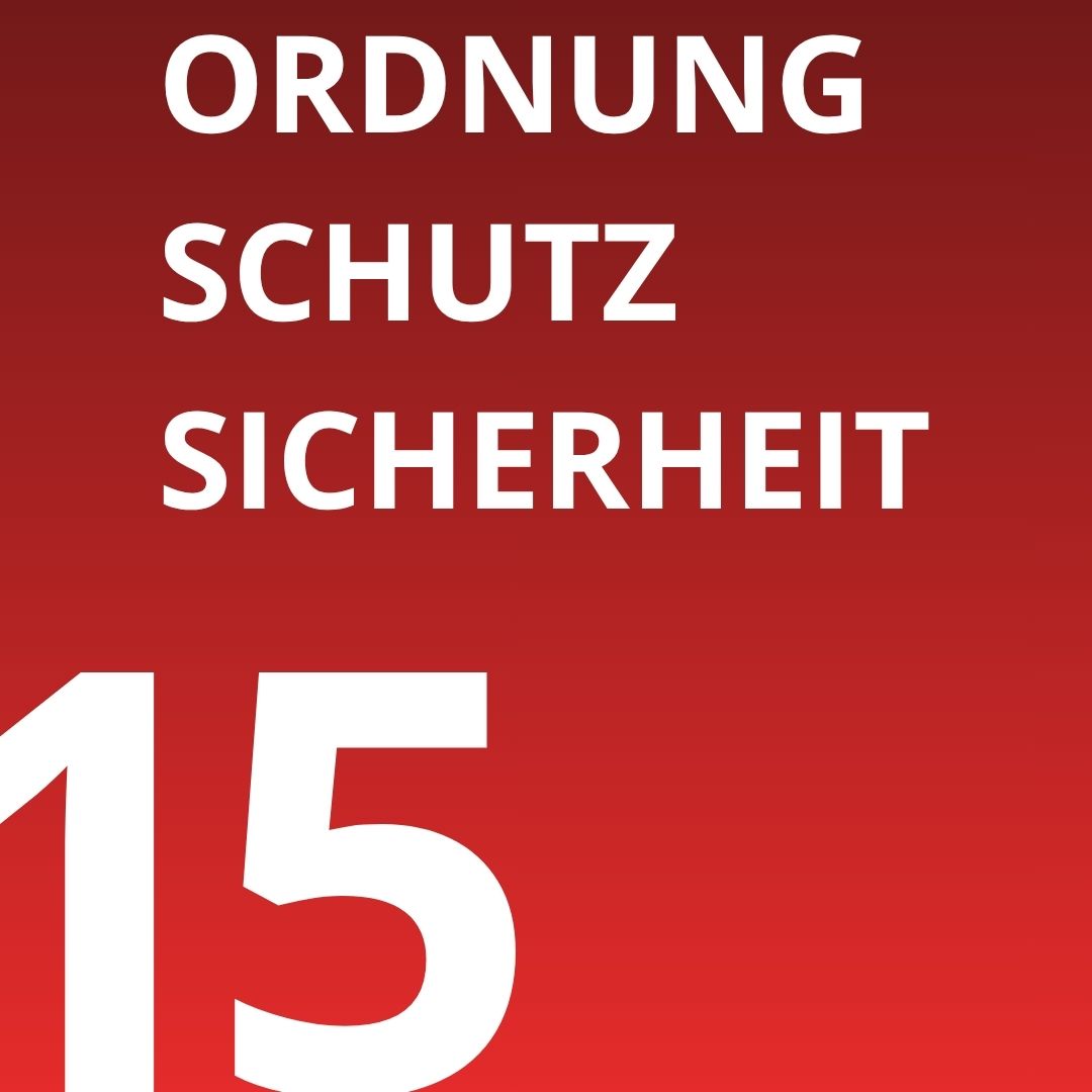 Ordnung, Schutz, Sicherheit